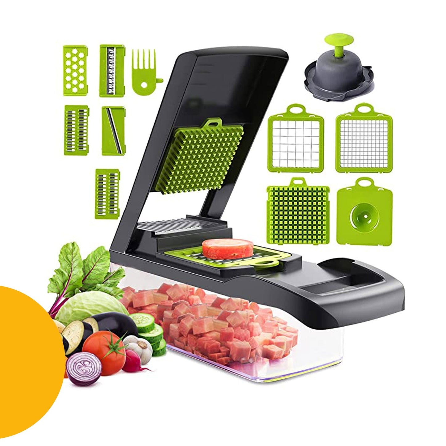 Picador Y Cortador De Verduras Y Frutas