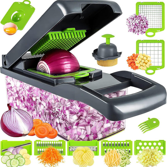 Picador Y Cortador De Verduras Y Frutas