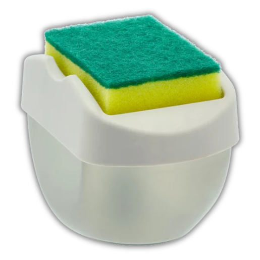 Dispensador De Jabón Y Porta Esponjas