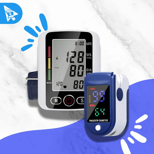 Pack Salud en Casa: Oxímetro + Toma Presión Digital 🏠💙