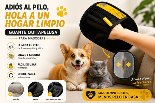 Guante Electrostático Quita Pelos